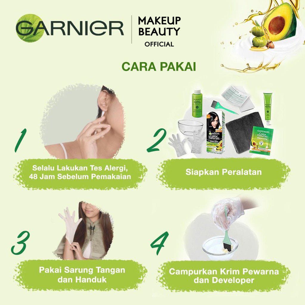 [ DISKON ] PEWARNA RAMBUT GARNIER COLOR NATURAL SACHET PEWARENA RAMBUT