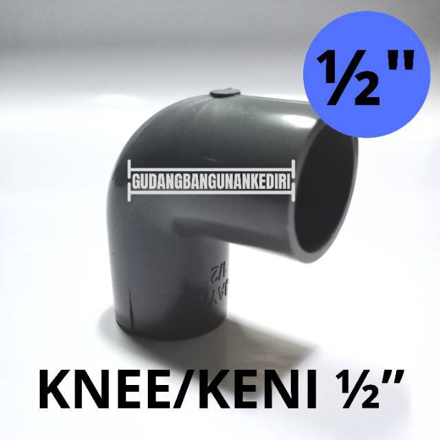 Knee pvc 1/2&quot; JAYA | keni  1/2&quot; | elbow 1/2&quot; sambungan pipa JAYA