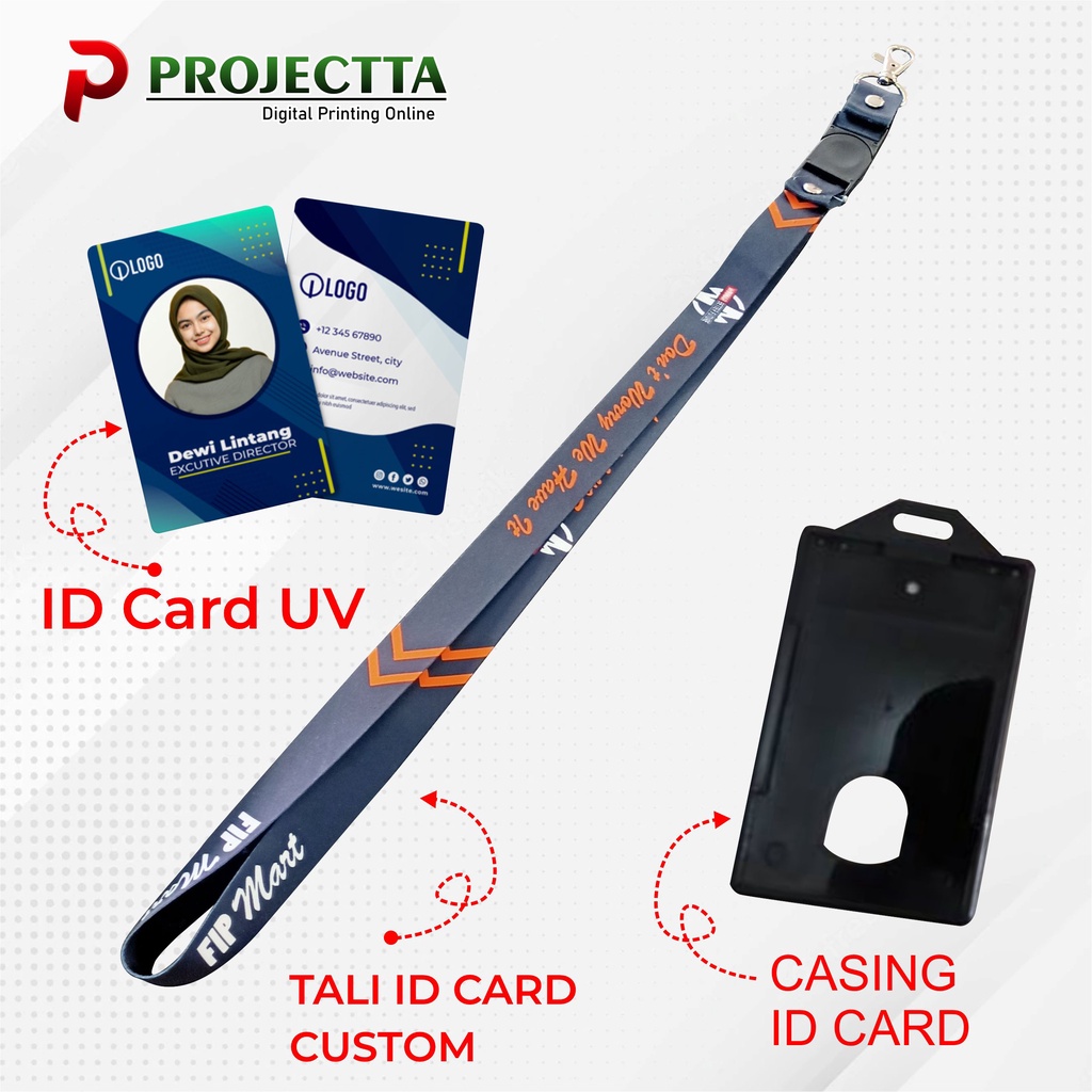 

TIRTA ANUGRAH - PAKET ID CARD CUSTOM/TALI LANYARD CUSTOM FULL COLOR/ID CARD UV