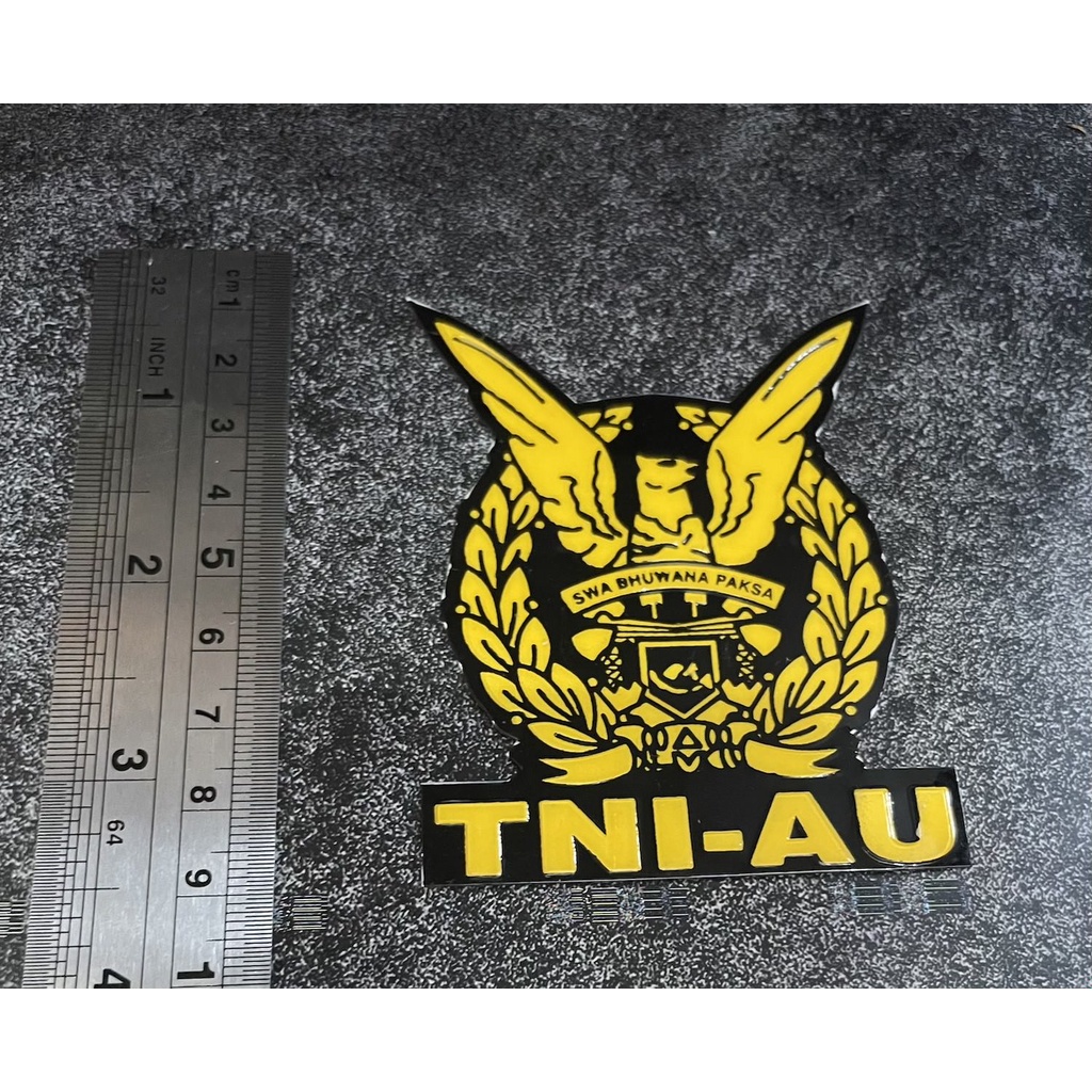 Sticker TNI AU (Brg)  Stiker TNI Angkatan Udara - Sticker Mobil - Stiker Biasa