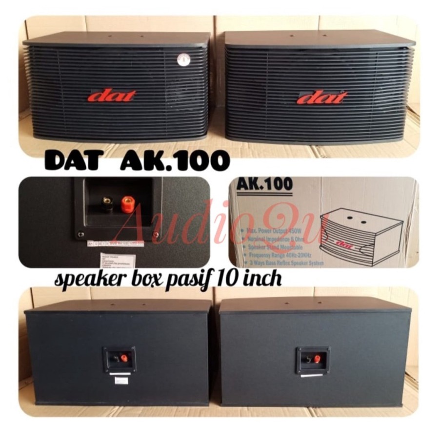 SPEAKER PASIF DAT AK.100 DAT AK.100 ORIGINAL 10 INCH 2 PCS
