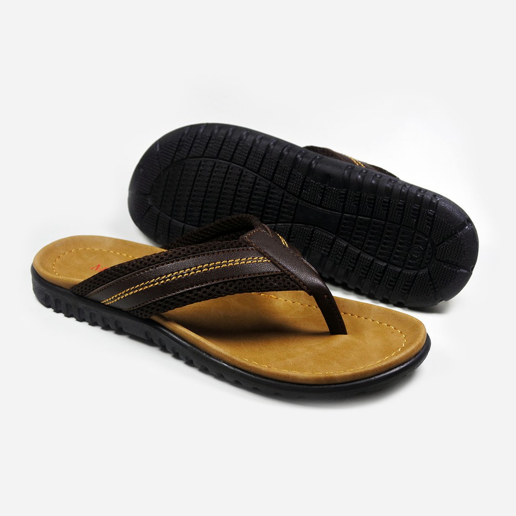 Mascotte LEGEND Sandal Pria 915.000 [ Hitam dan Cokelat ] / Ramayana Jatinegara