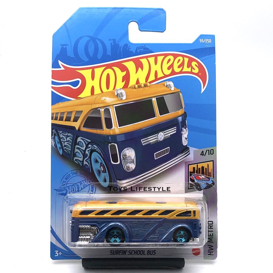 Mobil Hotwheels Hot Wheels Diecast - Surfin School Bus