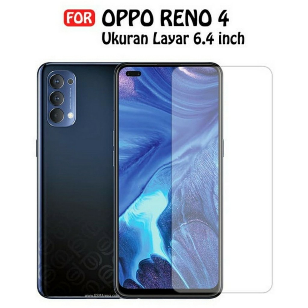 Tempered Glass OPPO RENO 4 - Clear Screen Protector Handphone