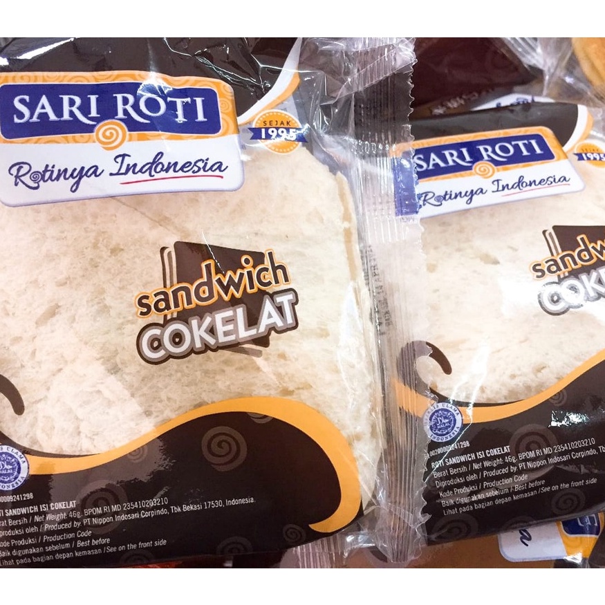 

SARI ROTI Sandwich Cokelat - Kemasan 46 gr