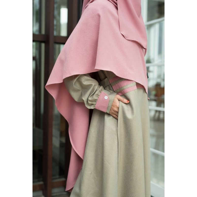 Set Tsania By Mumtaz Hijab Gamis Hijab Cadar