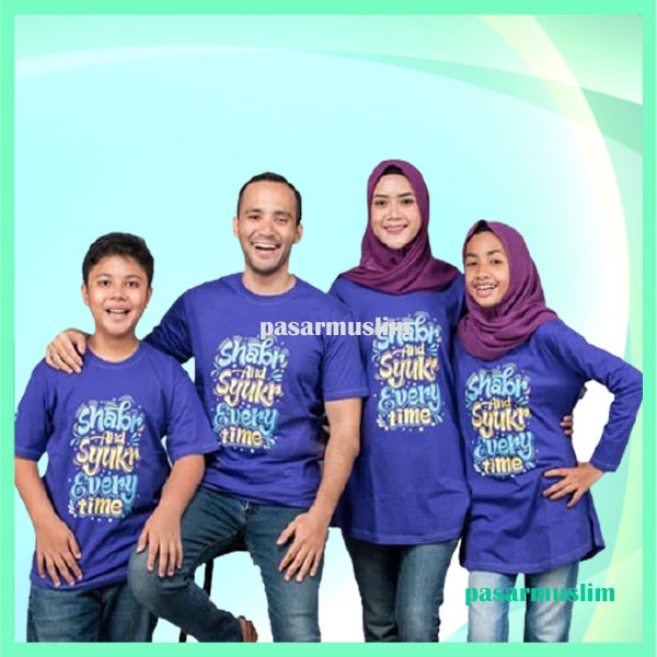 Atasan Kaos Muslim Cool Couple//Kaos Couple Keluarga Kaos Muslim ungu terong