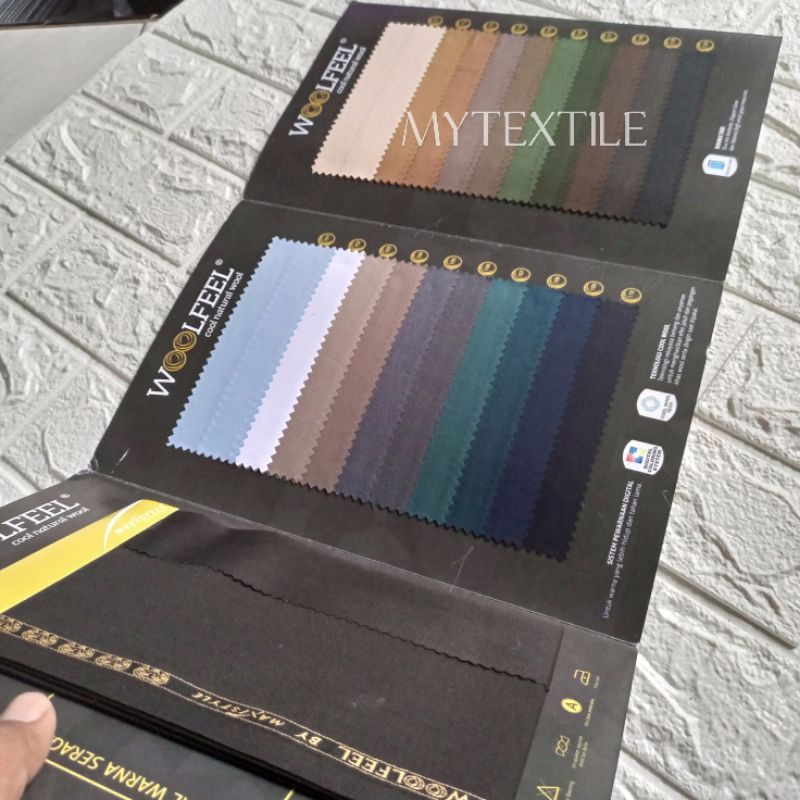 Katalog contoh kain woolfeel