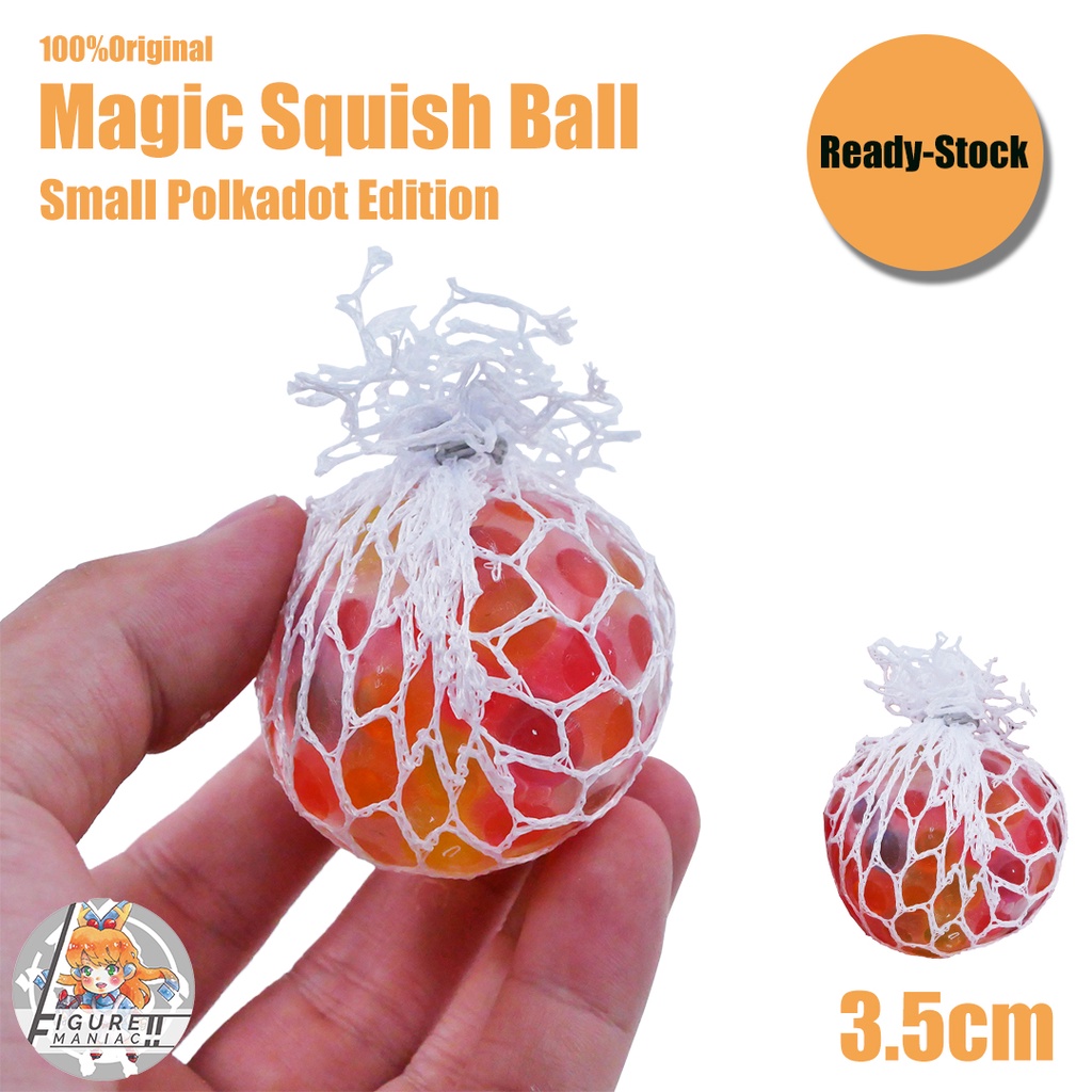 Mainan Anak - Magic Squishy Ball Small Polkadot Edition 3.5 Cm