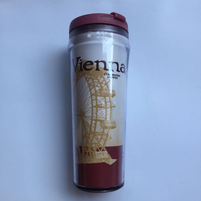 tumbler Starbucks seri kota Vienna, Austria. Original. kondisi: bekas (preloved). pesanan orang