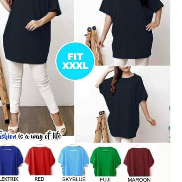 ℮ Kaos Wanita Jumbo / Kaos Wanita Big Size U20016 - Fuji ♝