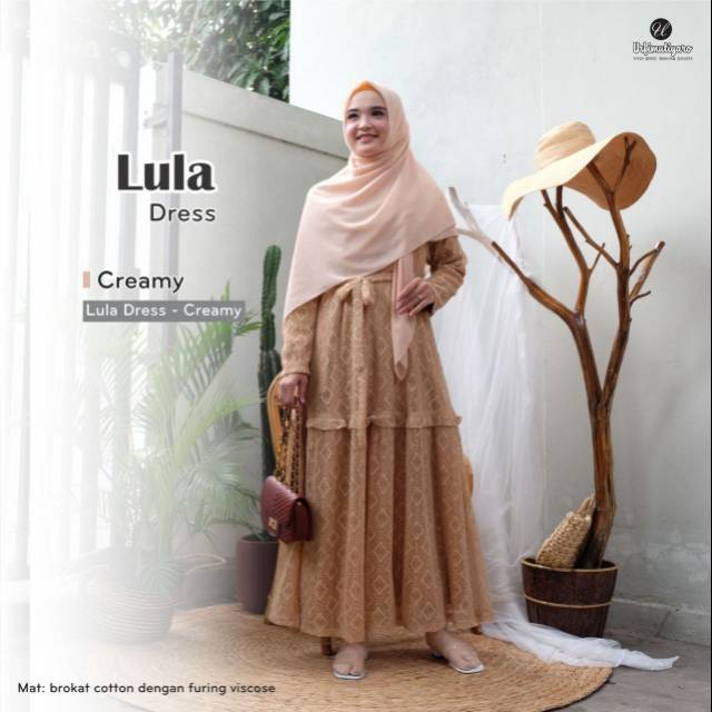 GAMIS DRESS LULA BUSUI PESTA BY URFIMUTIYARO