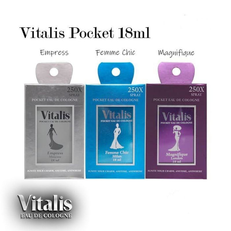 Vitalis Poket Eau De Cologne 18ml