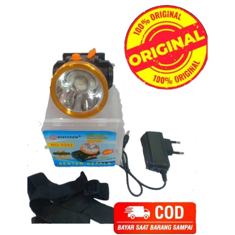 SENTER KEPALA 50 WATT 50W 50WATT 50 W AWET TERANG CAHAYA KUNING / PUTIH