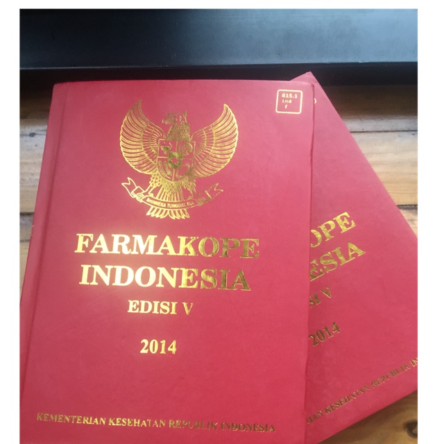 Buku Farmakope Indonesia edisi V jilid 1&2