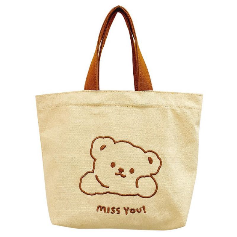 NAOMI - Maggie Tote Bag Canvas Import Anak Lucu Tas Anak Selempang Cute Bag Kids Girls Bag Korea Anak Perempuan