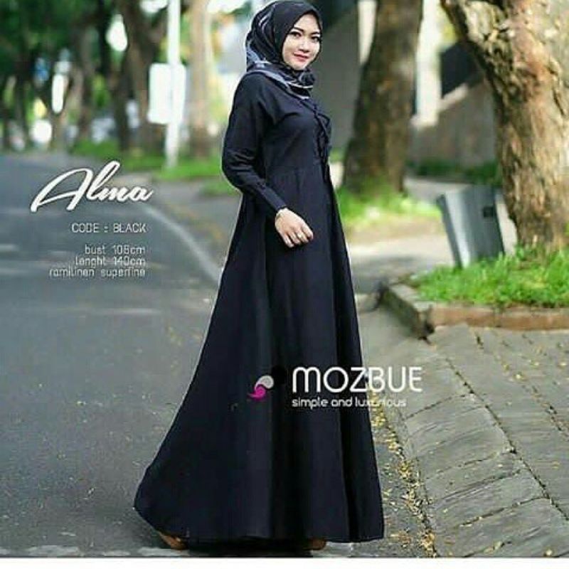 Alma dresa fashion muslim remaja wanita