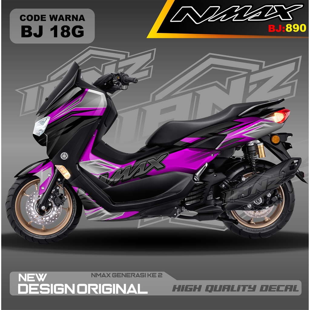 STICKER VARIASI NEW NMAX FULL WRAPPING / DECAL FULL BODY NMAX / DECAL STIKER FULL BODY NMAX / STIKER DECAL NMAX TERBARU