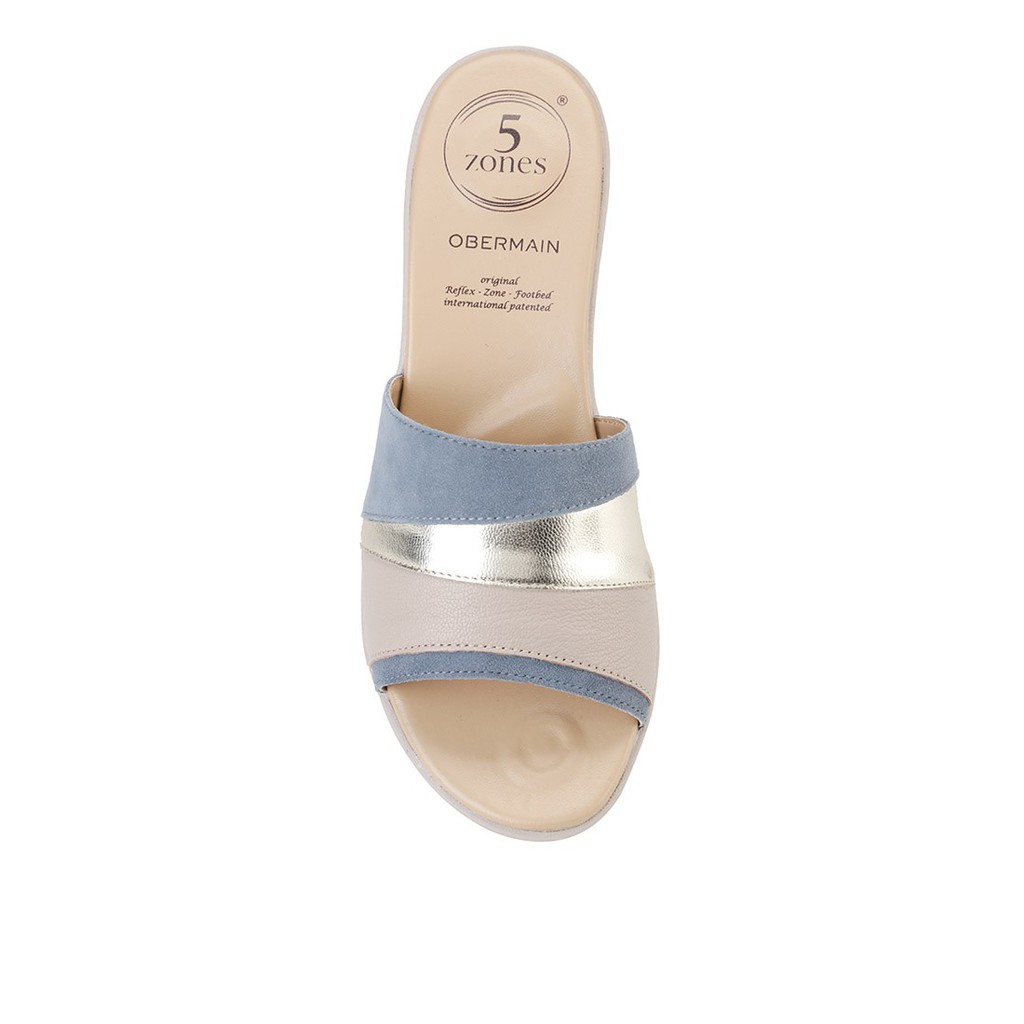 Sandal Obermain Wanita Terbaru Original Sendal E-mia Angelica Blue