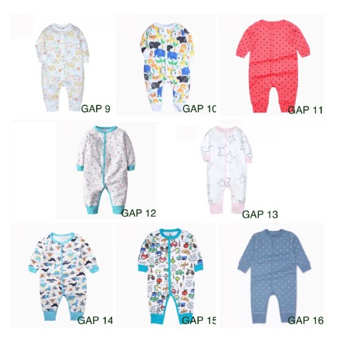 (Kiddiwear) GAP 9-16Jumper Bayi Panjang 3bulan - 2tahun / Romper Bayi 2