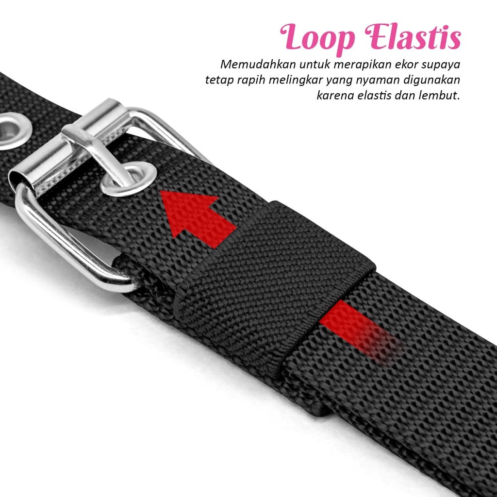 IKAT PINGGANG WANITA SABUK WANITA TALI NYLON CANVAS KEPALA RODA WOMEN BELT AKSESORIS FASHION