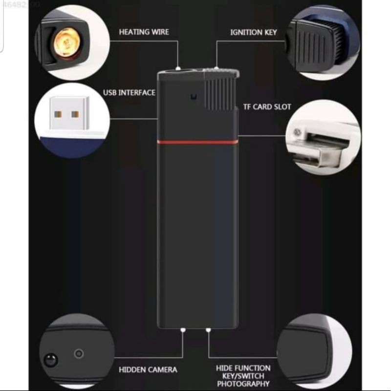 spy cam Kamera korek api spy lighter camera K6 v18 hidden camera security camcorder mini camera mata
