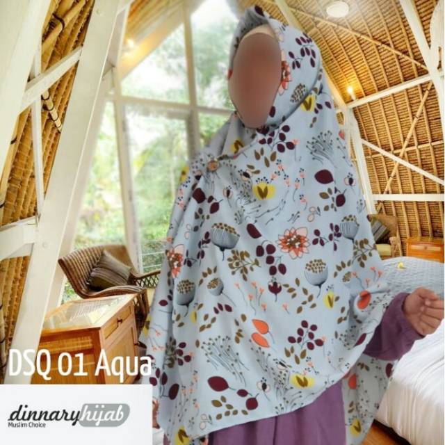 SEGIEMPAT MOTIF 130 x 130  ||  DINNARY HIJAB