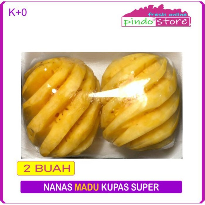 

NANAS MADU PEMALANG / NENAS MANIS SEGAR DIKUPAS PER 2 PCS