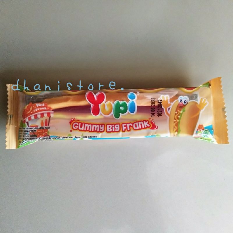 

Yupi Gummy Big Frank 32g (1pcs) ECER