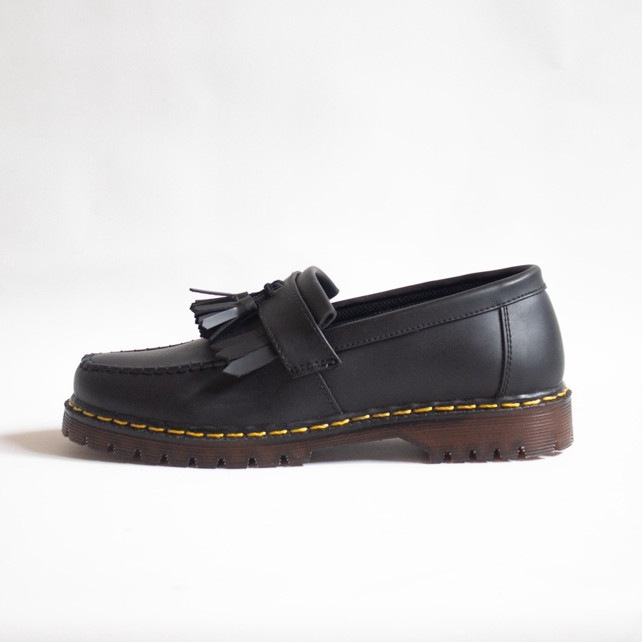 MARTIN BLACK |ManNeedMe x ARF| Sepatu Pantofel Pria Wanita Loafers Formal / Kantor ORIGINAL