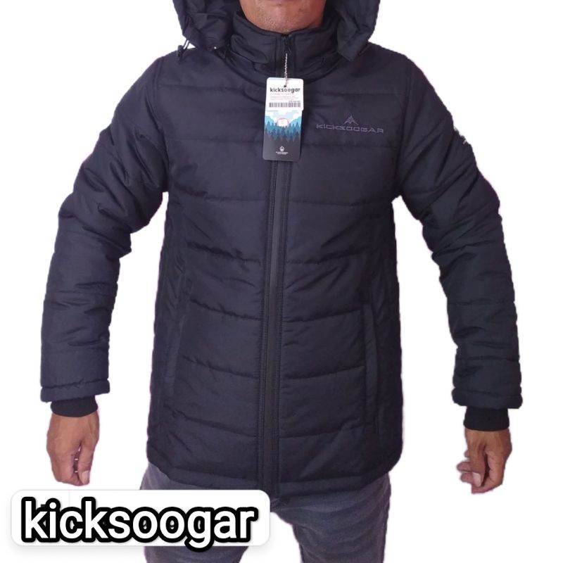 Jaket Winter Pria Tebal Kicksoogar – Jaket Dingin Waterproof & Hangat Hoodie