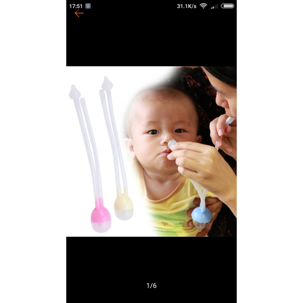 HK Nose Cleaner ( tube type ) / Pembersih Hidung Sedot Ingus