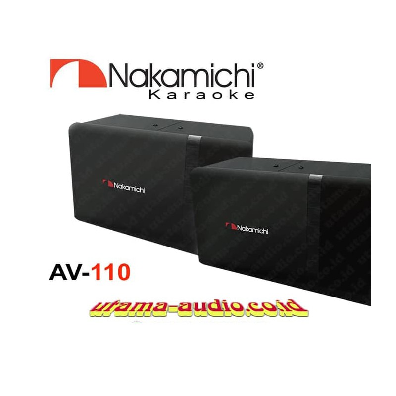 Nakamichi AV110 ( AV-110 ) Speaker Karaoke - Hitam