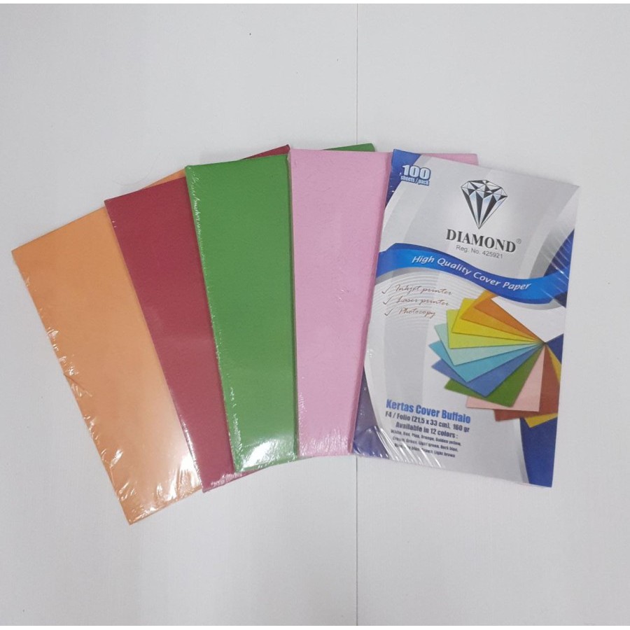 

COVER BUFFALO DIAMOND 160gr (100) | KERTAS BUFFALO