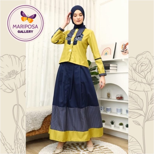 BAJU ORIGINAL Set DEURA Terbaru D276 / Setelan Remaja Kekinian / Setelan Pesta / Setelan Branded / S