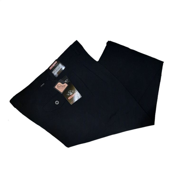 Celana Formal Pria Kerja Reguler Lebar Standar Kantor Bahan Kain Teflon Size 27 - 38