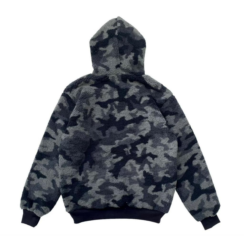 Jacket Hoodie Sherpa Colourspace - Ferocious inc 006 Army