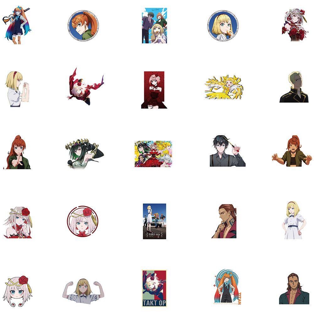 Lanfy Takt Op Destiny Decals Lucu Tahan Air Dekorasi Stiker Perekat Diri Koper Kartun Skateboard Graffiti Stiker