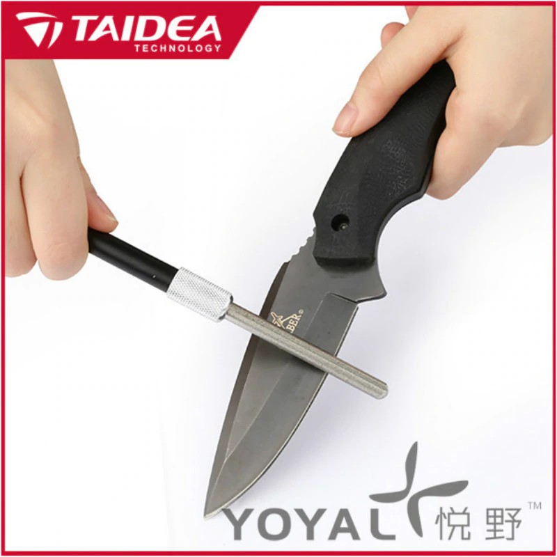 

Taidea Carpenter Brothers Diamond Sharpener Pen T0905D serrated knife sharpener outdoor folding