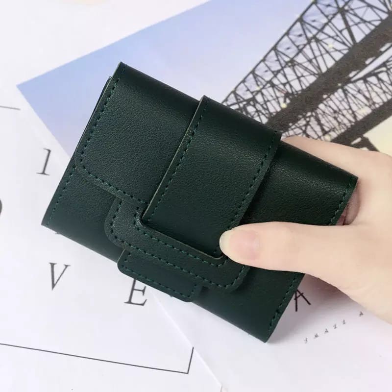 Forever Youth Dompet Wanita Dompet Lipat Import Murah-#8 hijau army