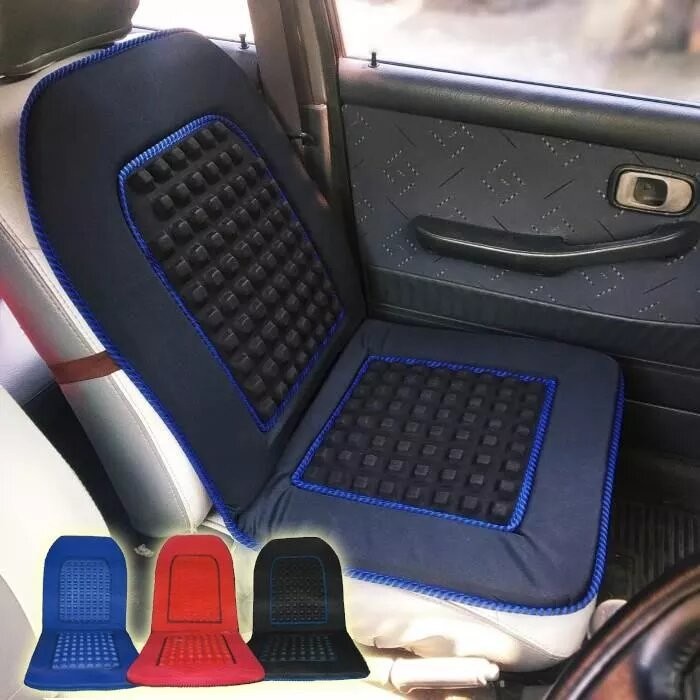 NEW ORI  Sandaran Jok Mobil AVANZA / XENIA Universal Type R Alas jok Pijat