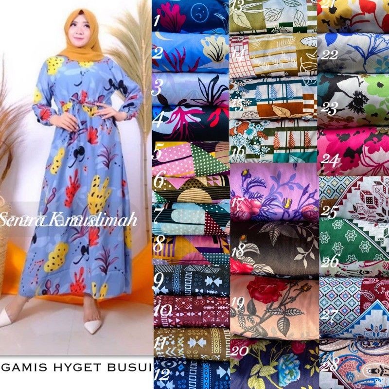 gamis wanita cewek putri tebal jumbo murah hyget terlaris termurah dress muslim fashion wanita jumbo