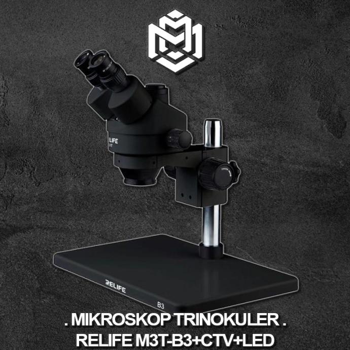 Mikroskop Trinokuler Relife M3T-B3+LED ORIGINAL / MIKROSKOP M3T-B3-LED