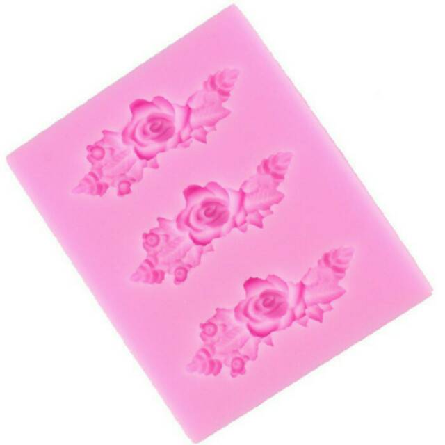 Cetakan fondant Bunga mawar