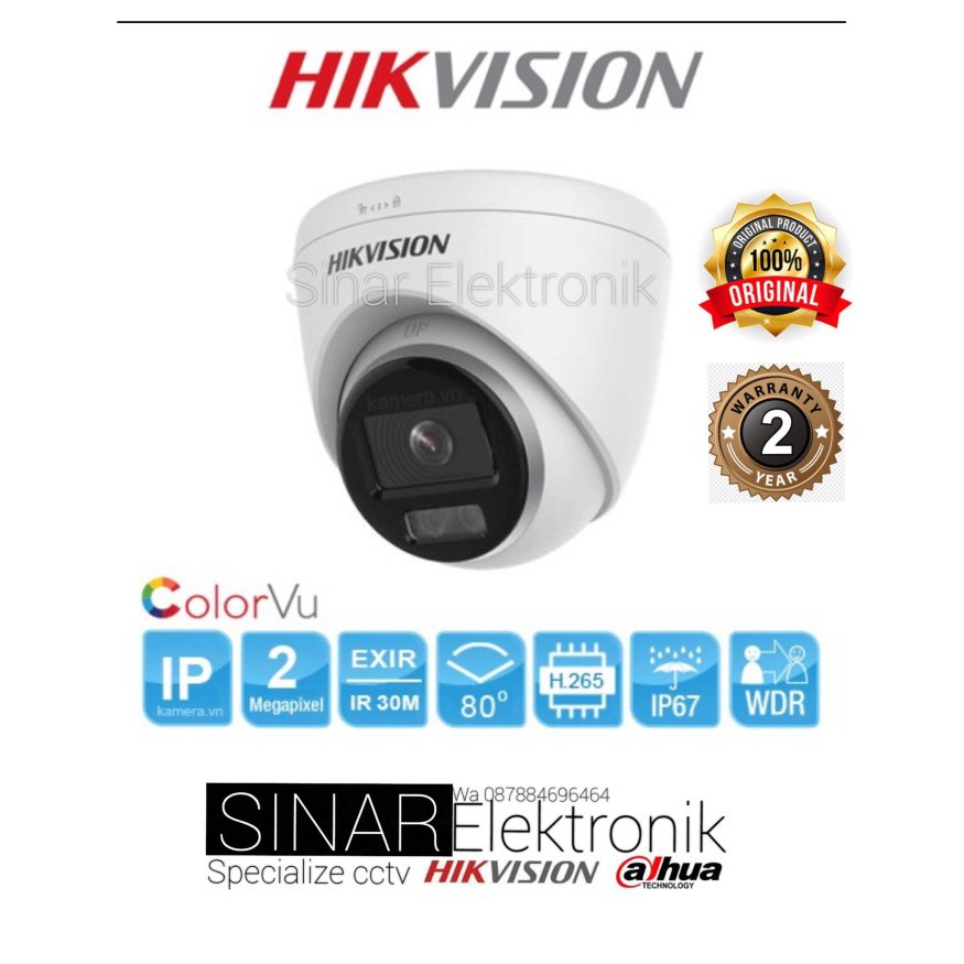 HIKVISION IP CAMERA COLORVU 2mp DS-2ce1327Go-L