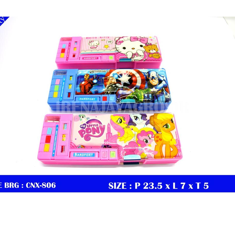 

IRENAJAYAGROSIR - KOTAK PENSIL ANAK SERUTAN TOMBOL KALENDER / TEMPAT PENSIL PENCIL CASE CNX806 <