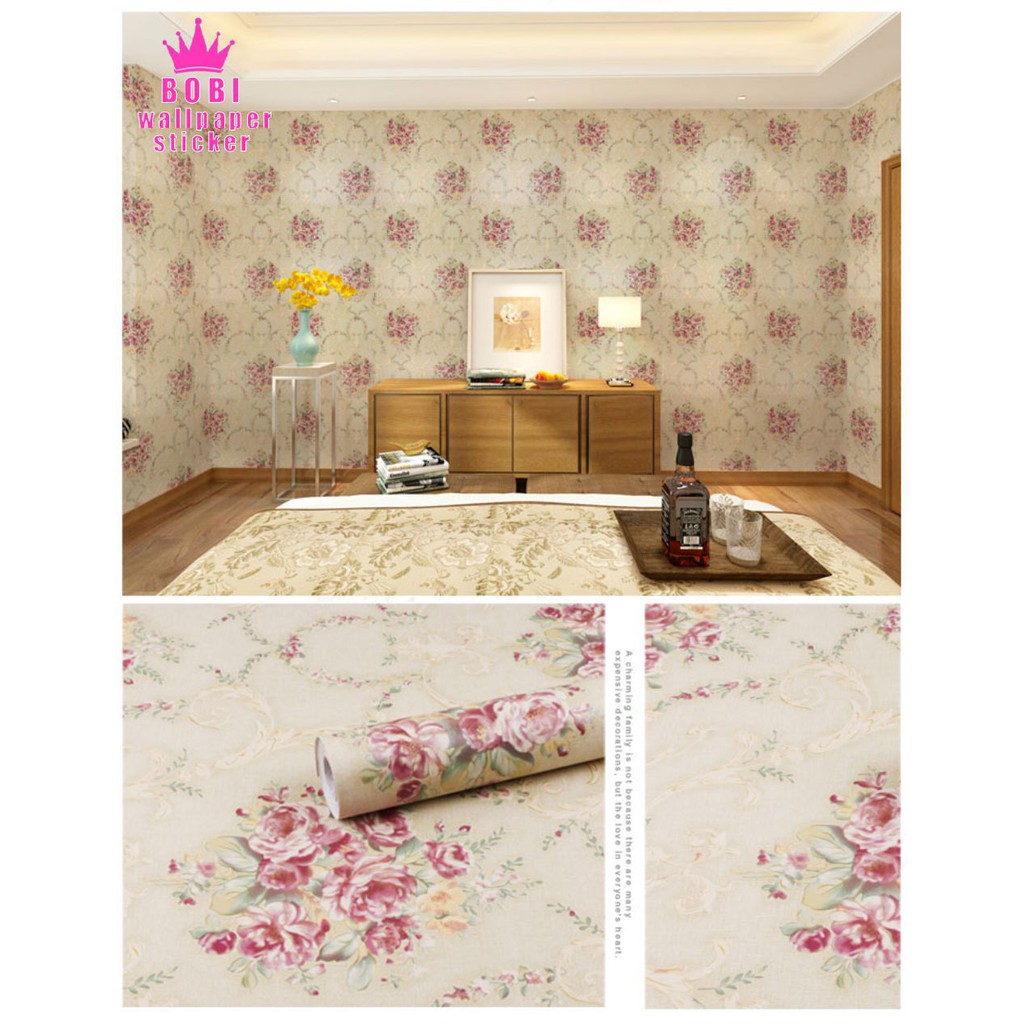 Wallpaper Sticker Motif Bunga  5250 / Wallpaper Sticker Murah dan Berkualitas