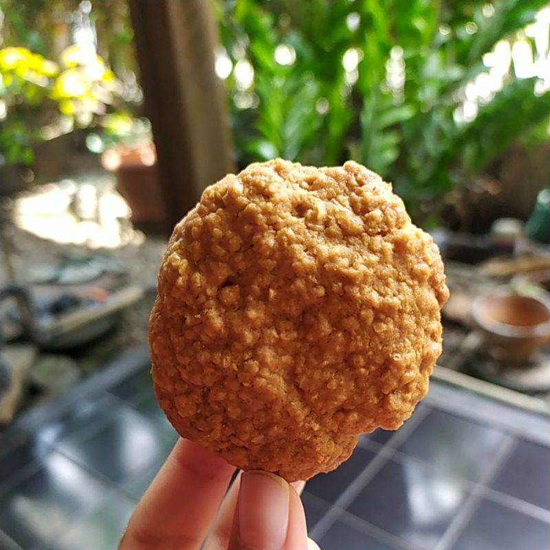 

crunchy oat cookies browny sugar