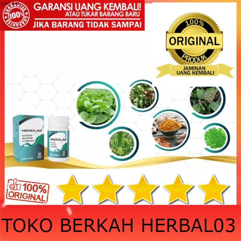100% ASLI Hemolab asli obat ambien wasir hasil cepat BPOM RI tanpa efek samping hemolab asli origina