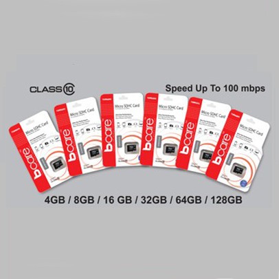 Bcare Micro SD Class 10 100Mbps - 4GB / 8GB / 16GB / 32GB / 128GB